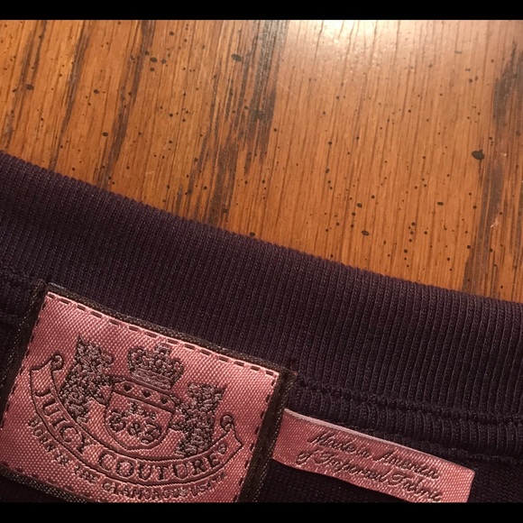 ‼️ONE LARGE LEFT‼️🆕 Juicy Couture Purple Velour Dress - Picture 4 of 6